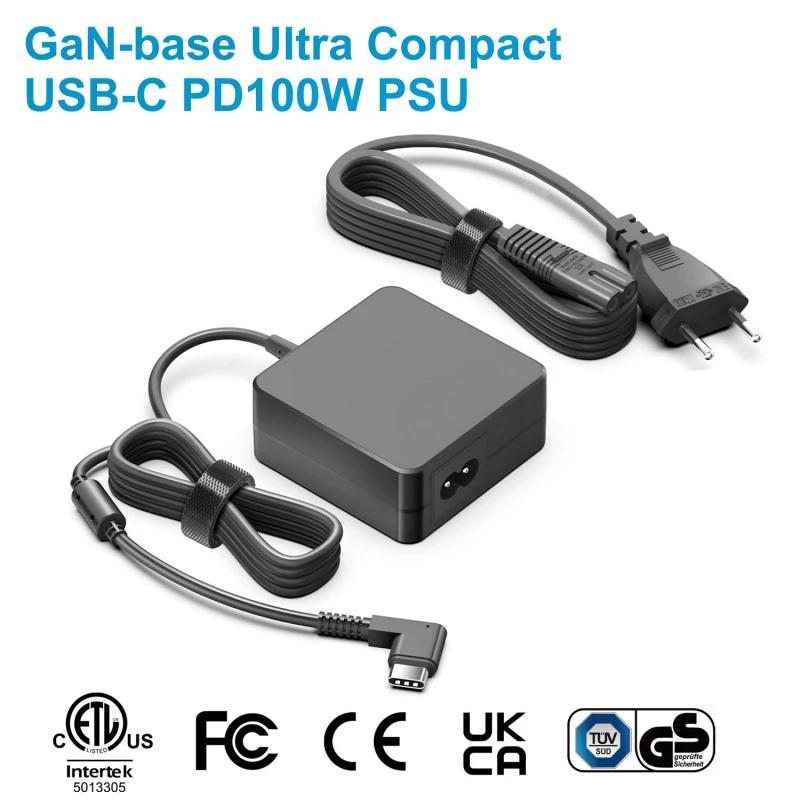 100W GaN Square PD USB-C Power Adapter