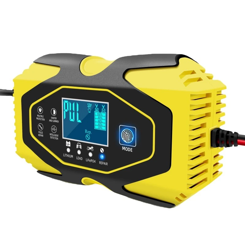 12V 24V မော်တော်ဆိုင်ကယ် ကားဘက်ထရီ အားသွင်းကိရိယာ