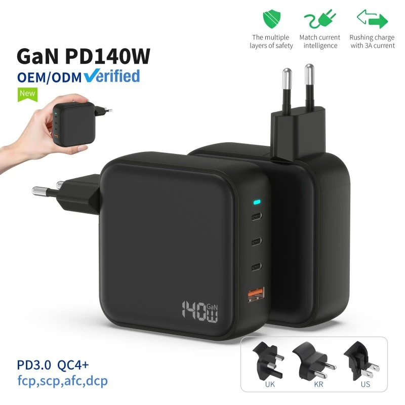 140W GaN PD အားသွင်းကိရိယာ