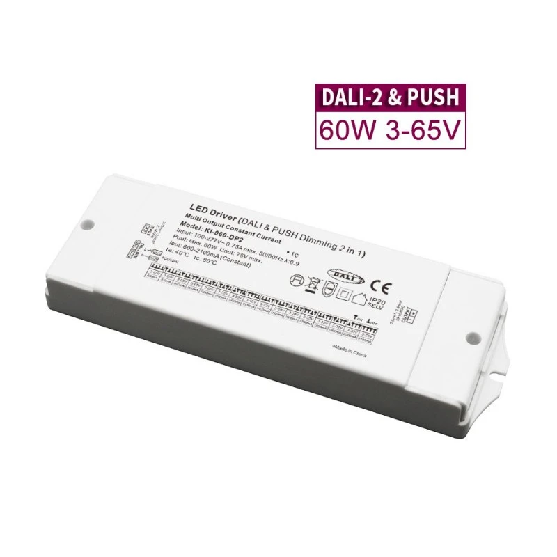60W Constant Current DALI Dimmable CCT LED Driver