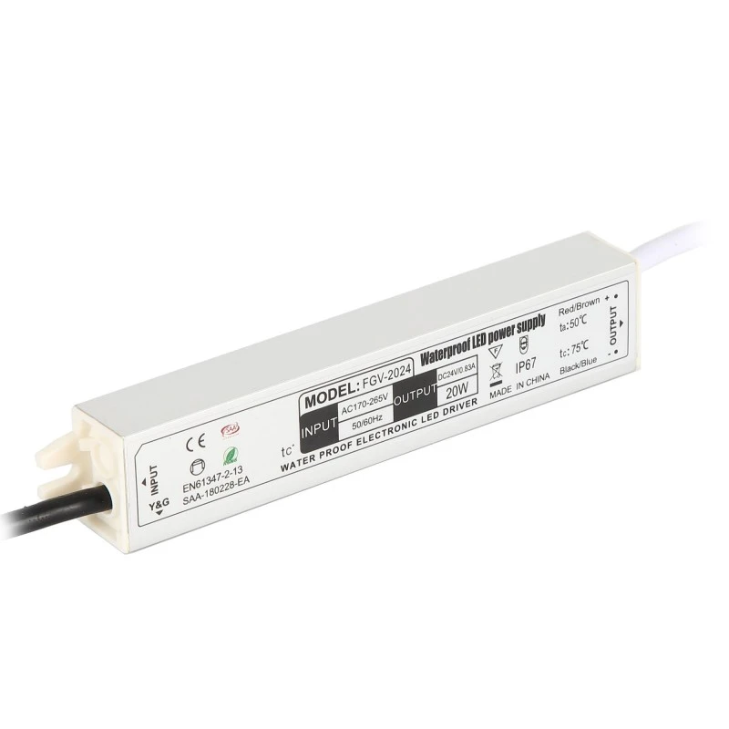 IP67 ရေစိုခံ LED Driver Aluminum Switching Power Supply