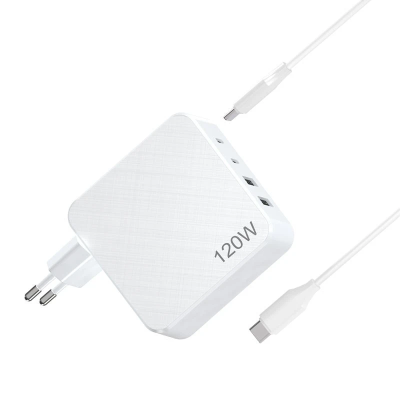 Laptop Multi Port Wall Charger 120W GaN USB C အားသွင်းကိရိယာ